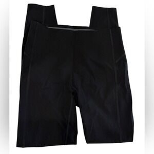 SPANX Black Nylon Seamless Shapewear Slimming Leggings- Small‎